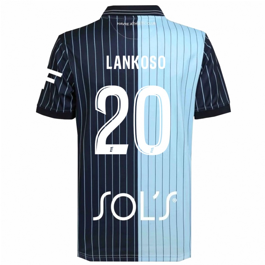 גברים כדורגל Lenny Lankoso #20 כחול נייבי תכלת ג'רזי ביתית 2025/26