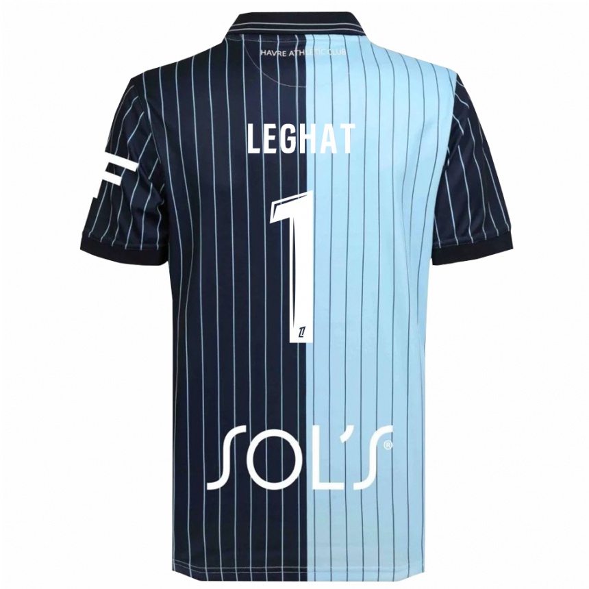 גברים כדורגל Yanis Leghat #1 כחול נייבי תכלת ג'רזי ביתית 2025/26