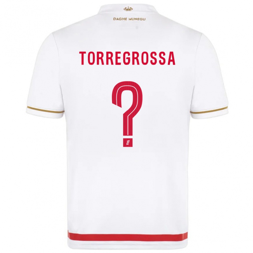 גברים כדורגל Hugo Torregrossa #0 אדום לבן ג'רזי ביתית 2025/26