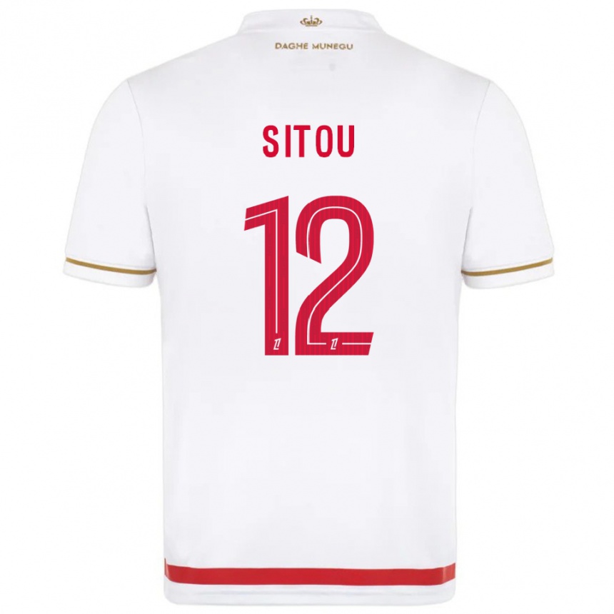 גברים כדורגל קווין סיטו #12 אדום לבן ג'רזי ביתית 2025/26