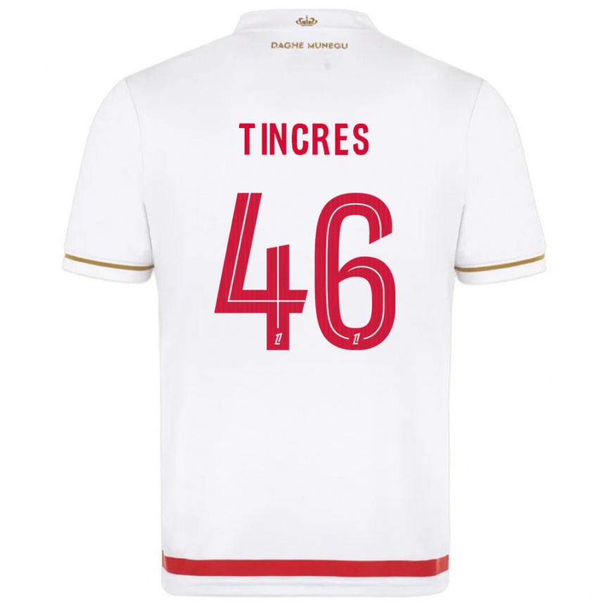 גברים כדורגל Joan Tincres #46 אדום לבן ג'רזי ביתית 2025/26