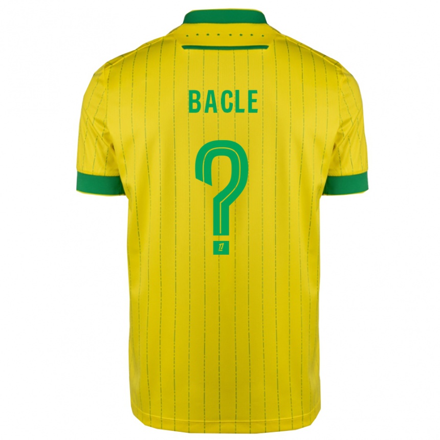 גברים כדורגל Thomas Bacle #0 צהוב ירוק ג'רזי ביתית 2025/26