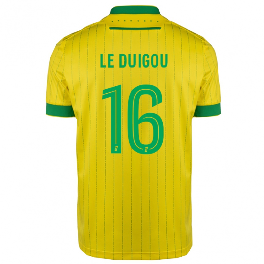 גברים כדורגל Daniel Le Duigou #16 צהוב ירוק ג'רזי ביתית 2025/26
