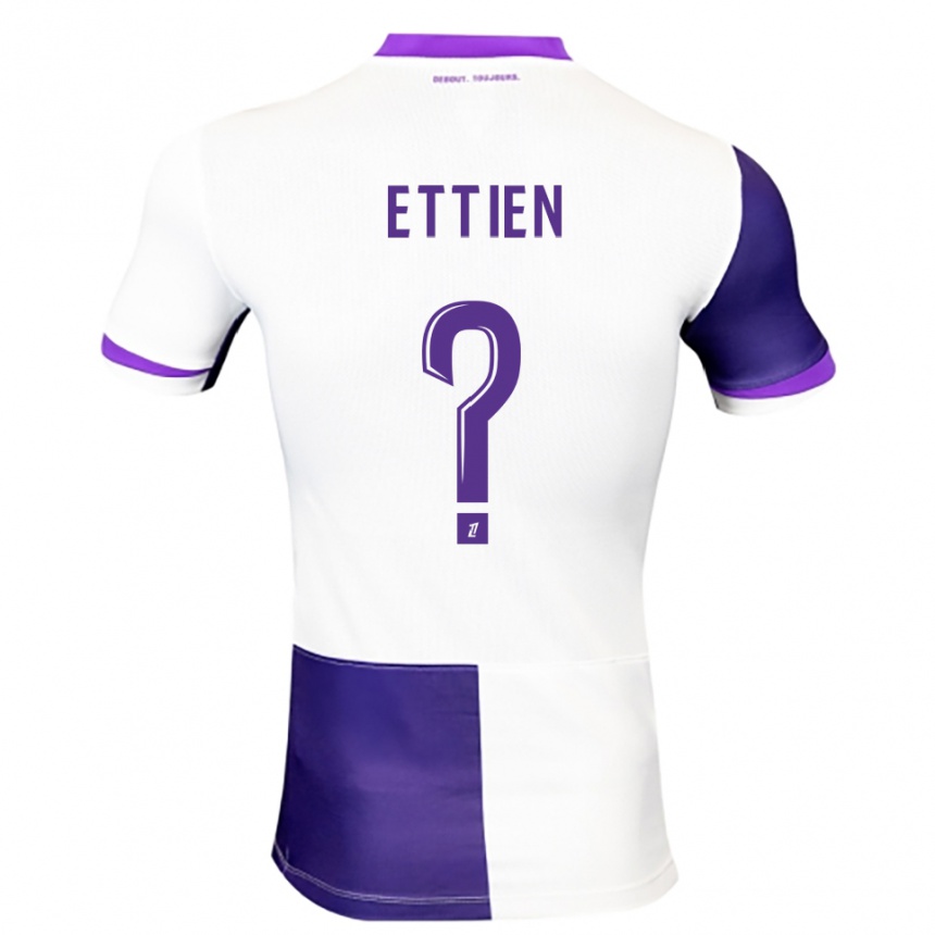 גברים כדורגל Krystal Jade Ettien #0 סגול לבן ג'רזי ביתית 2025/26