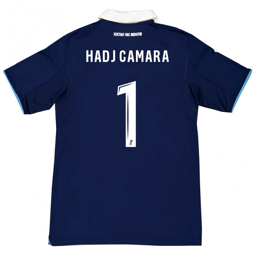 גברים כדורגל El Hadj Camara #1 כחול כהה לבן ג'רזי ביתית 2025/26
