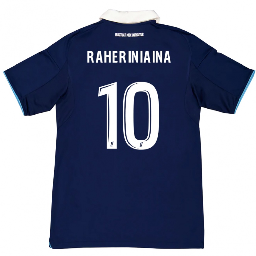 גברים כדורגל El Hadary Raheriniaina #10 כחול כהה לבן ג'רזי ביתית 2025/26