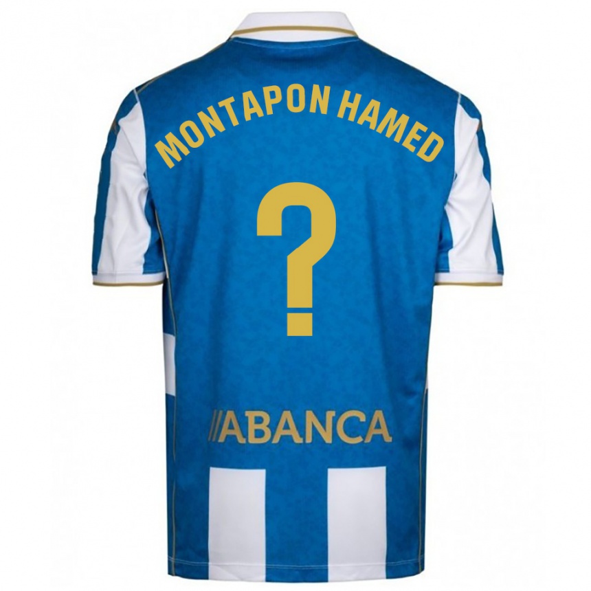 גברים כדורגל Fadil Montapon Hamed #0 לבן כחול ג'רזי ביתית 2025/26