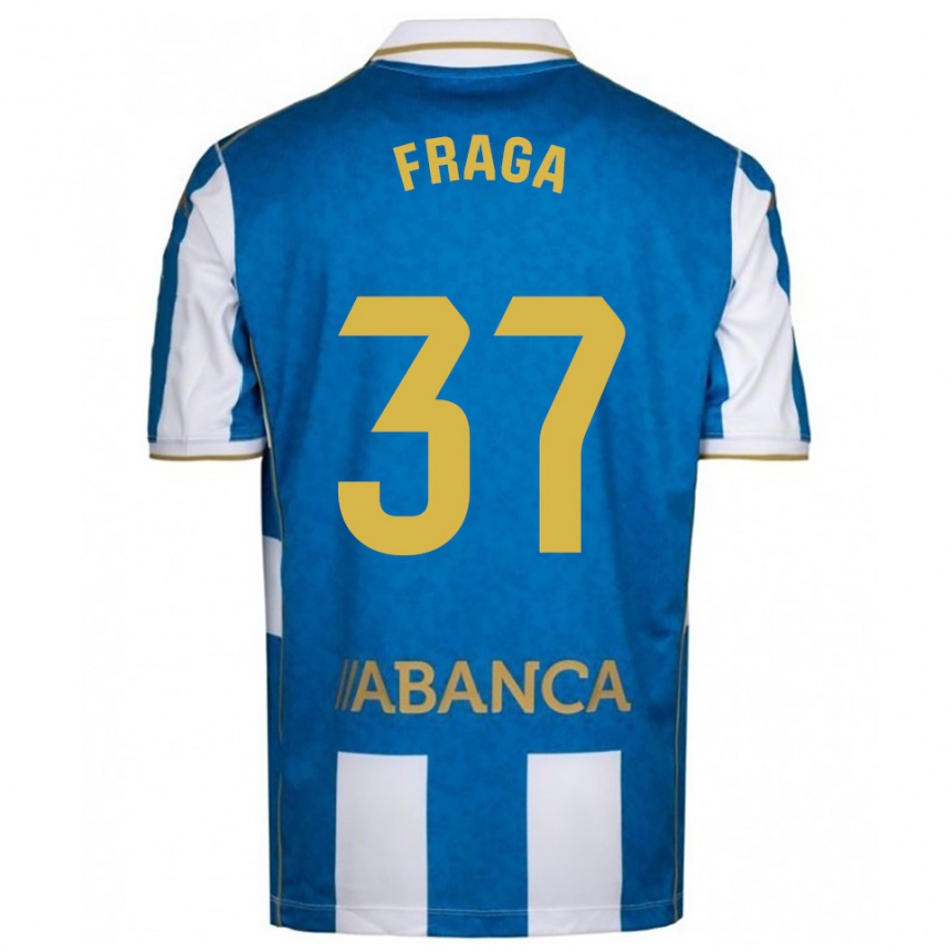 גברים כדורגל Álvaro Fraga #37 לבן כחול ג'רזי ביתית 2025/26