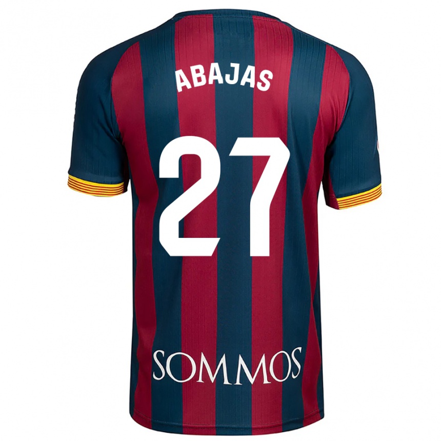 גברים כדורגל Rodrigo Abajas #27 כחול נייבי אדום ג'רזי ביתית 2025/26