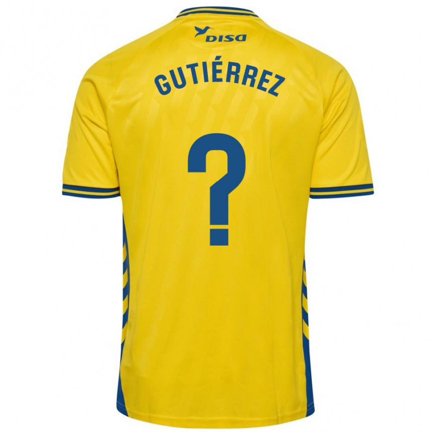 גברים כדורגל Marco Gutiérrez #0 צהוב כחול ג'רזי ביתית 2025/26