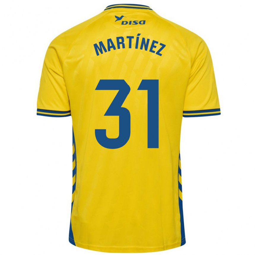 גברים כדורגל Ian Martínez #31 צהוב כחול ג'רזי ביתית 2025/26