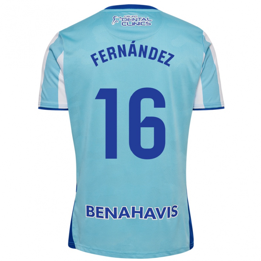 גברים כדורגל José Fernández #16 תכלת לבן ג'רזי ביתית 2025/26