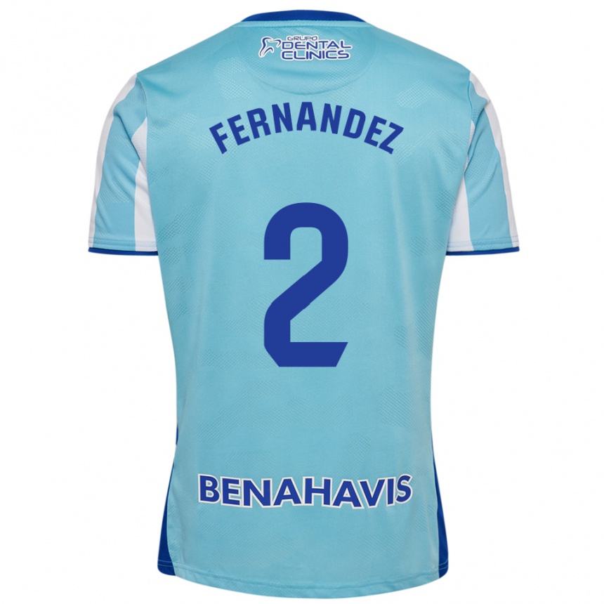 גברים כדורגל Aron Neqach Fernández #2 תכלת לבן ג'רזי ביתית 2025/26