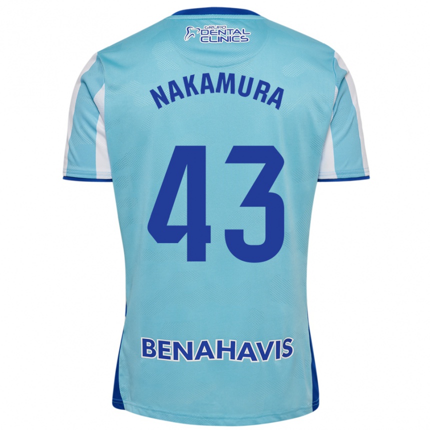 גברים כדורגל Mare Nakamura #43 תכלת לבן ג'רזי ביתית 2025/26