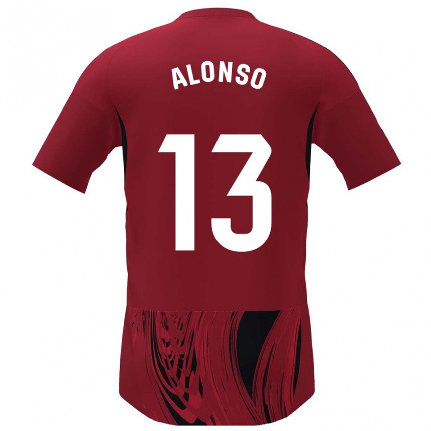 גברים כדורגל Maikel Alonso #13 אדום שחור ג'רזי ביתית 2025/26