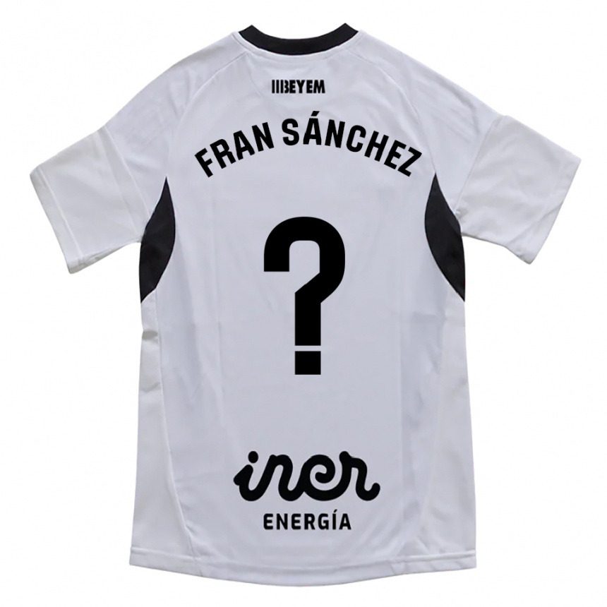 גברים כדורגל Fran Sánchez #0 לבן סגול ג'רזי ביתית 2025/26