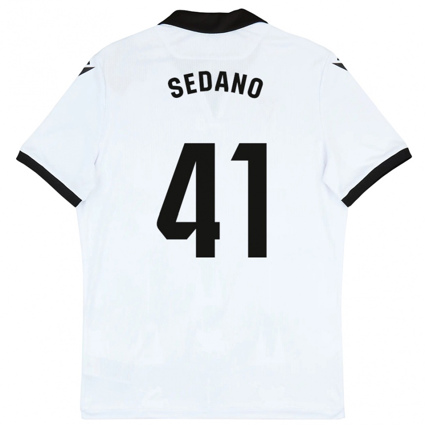 גברים כדורגל הוגו סדנו אוקה #41 לבן שחור ג'רזי ביתית 2025/26