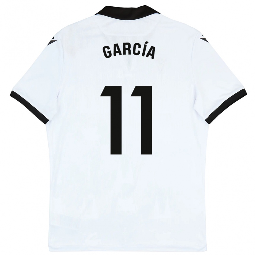 גברים כדורגל Fermín García #11 לבן שחור ג'רזי ביתית 2025/26