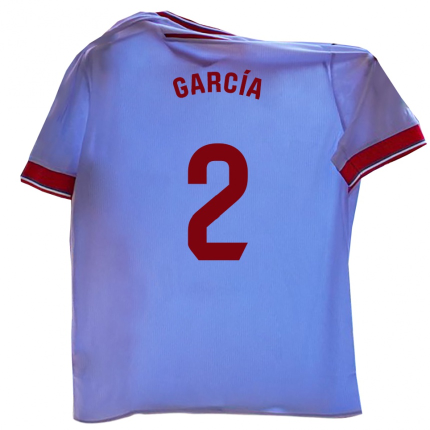 גברים כדורגל Víctor García #2 לבן אדום ג'רזי ביתית 2025/26