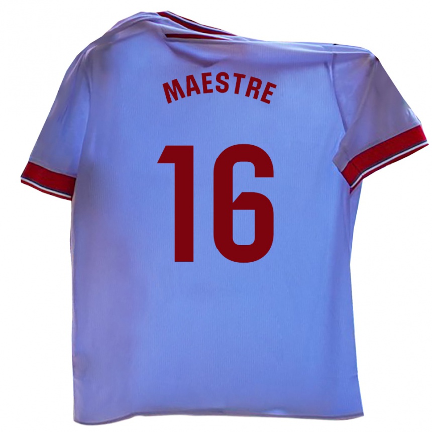 גברים כדורגל סרג'י מאסטרה #16 לבן אדום ג'רזי ביתית 2025/26