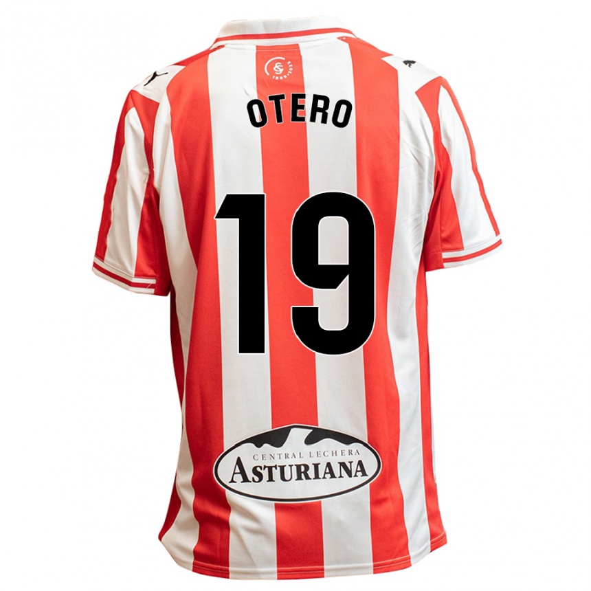 גברים כדורגל Juan Otero #19 לבן אדום ג'רזי ביתית 2025/26