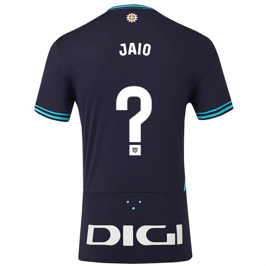 גברים כדורגל Jaio #0 כחול נייבי תכלת הרחק ג'רזי 2025/26