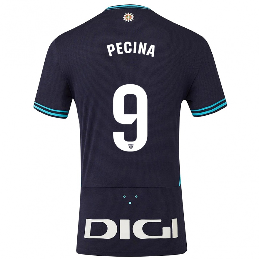 גברים כדורגל אנדר פסיניה גורורדו #9 כחול נייבי תכלת הרחק ג'רזי 2025/26