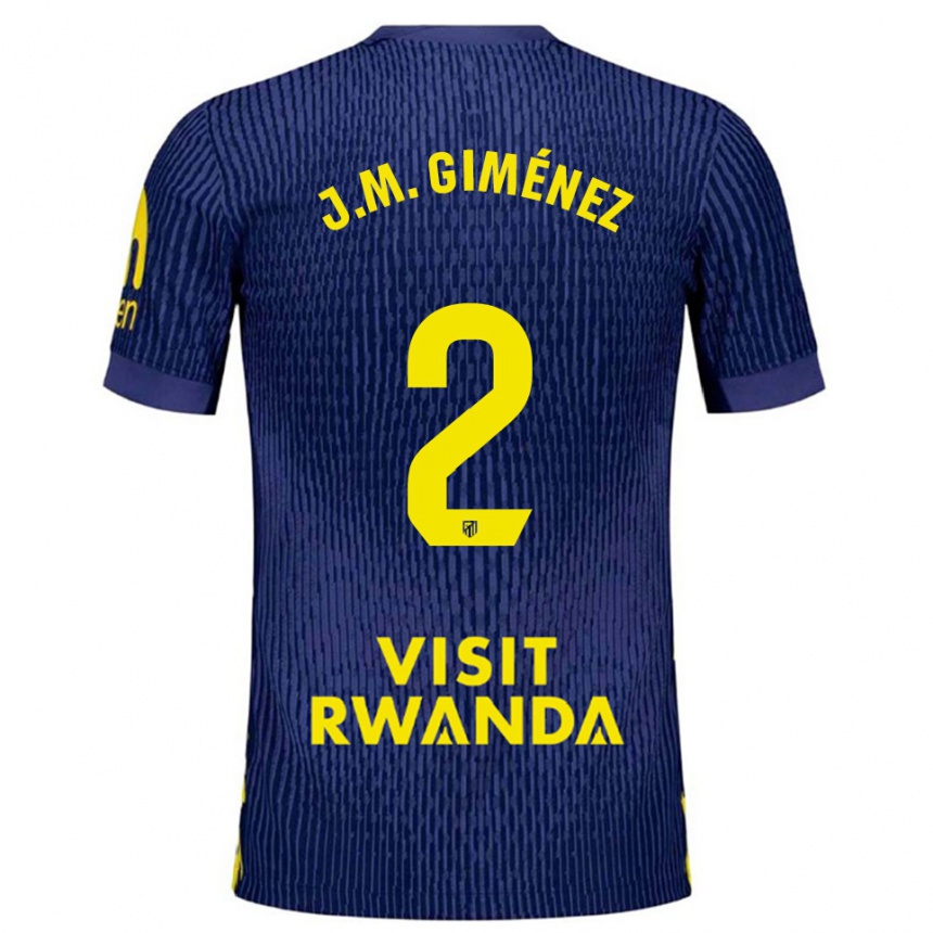 גברים כדורגל חוזה מריה חימנס #2 כחול נייבי צהוב הרחק ג'רזי 2025/26