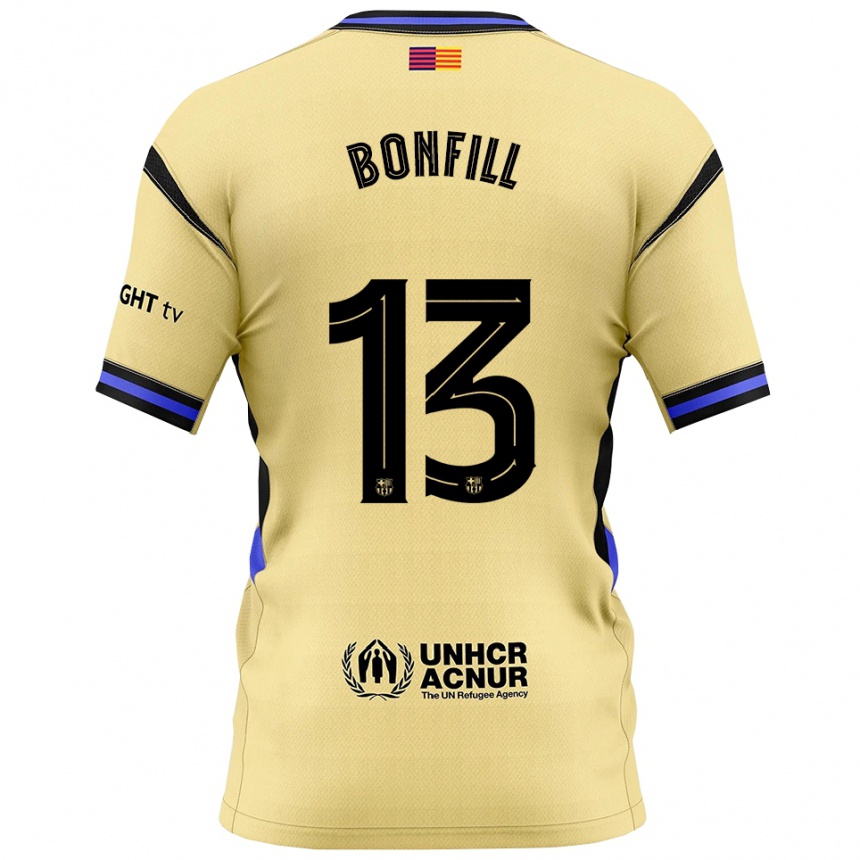 גברים כדורגל Max Bonfill #13 צהוב שחור הרחק ג'רזי 2025/26