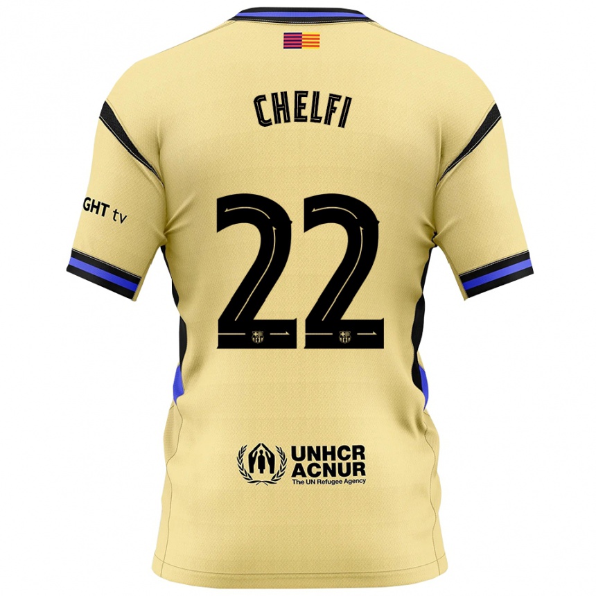 גברים כדורגל Lovro Chelfi #22 צהוב שחור הרחק ג'רזי 2025/26