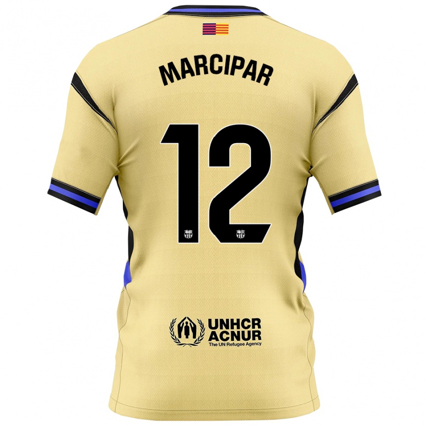 גברים כדורגל ניקולס מרסיפר #12 צהוב שחור הרחק ג'רזי 2025/26