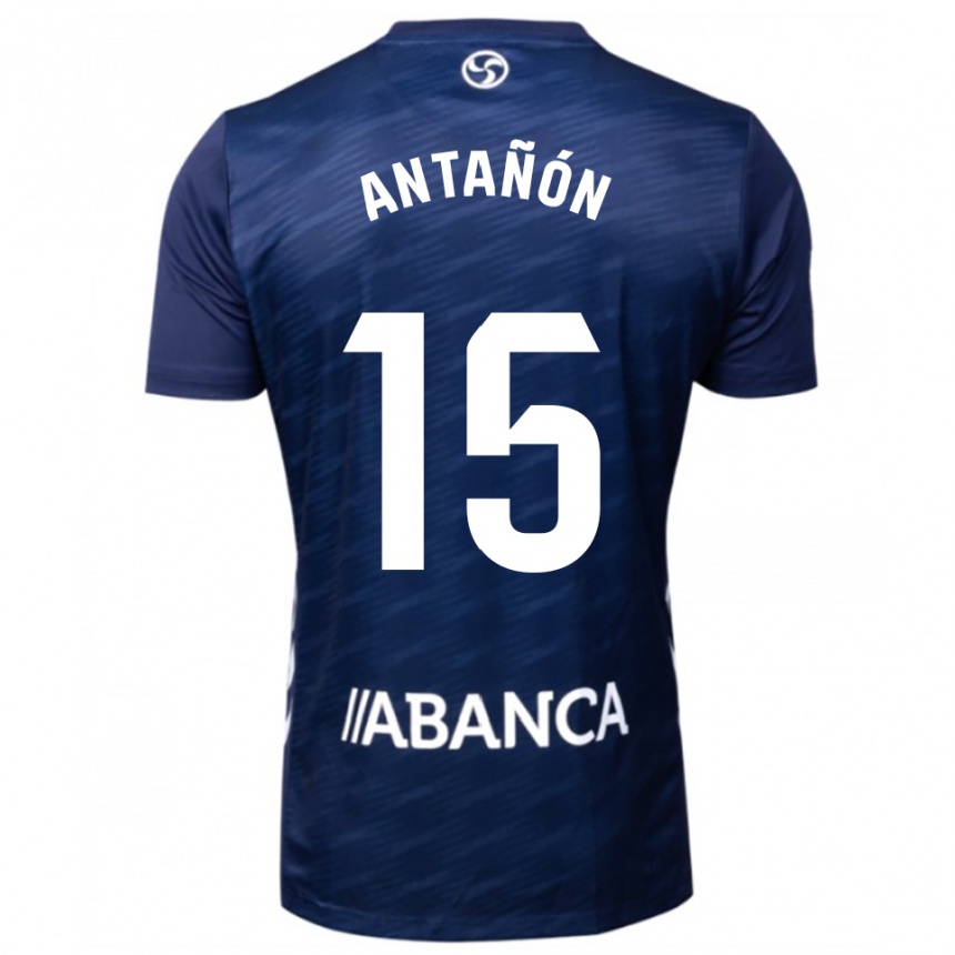 גברים כדורגל Andrés Antañón #15 כחול נייבי לבן הרחק ג'רזי 2025/26