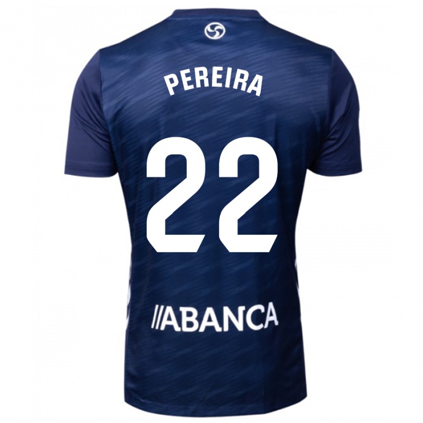 גברים כדורגל Noe Pereira #22 כחול נייבי לבן הרחק ג'רזי 2025/26