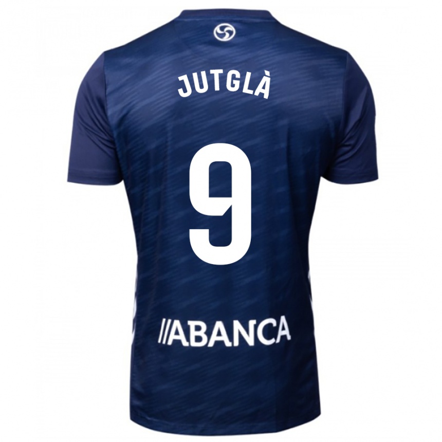 גברים כדורגל פראן ז’וטגלה #9 כחול נייבי לבן הרחק ג'רזי 2025/26