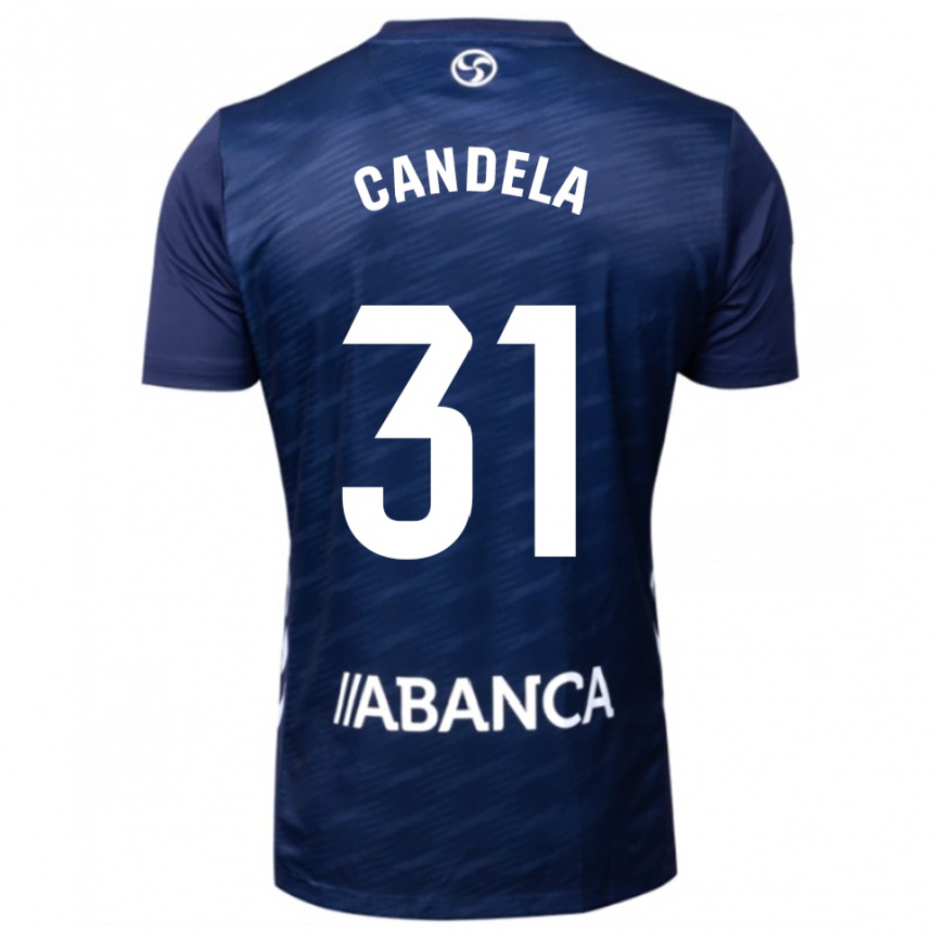 גברים כדורגל Candela Rodríguez #31 כחול נייבי לבן הרחק ג'רזי 2025/26