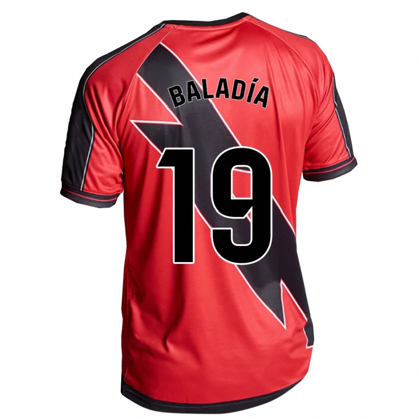 גברים כדורגל Álvaro Baladía #19 אדום שחור הרחק ג'רזי 2025/26