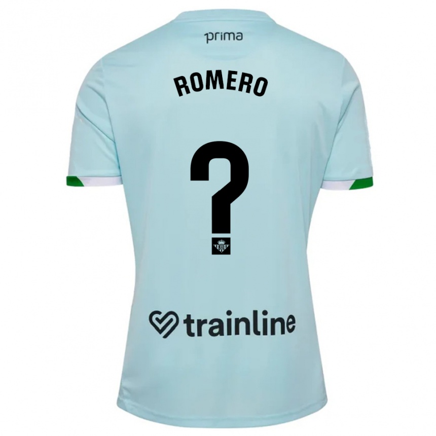 גברים כדורגל Dani Romero #0 תכלת ירוק הרחק ג'רזי 2025/26