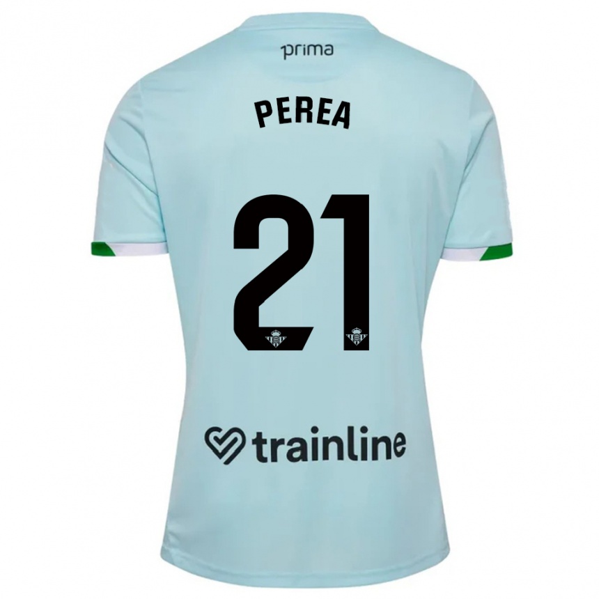 גברים כדורגל Paula Perea #21 תכלת ירוק הרחק ג'רזי 2025/26