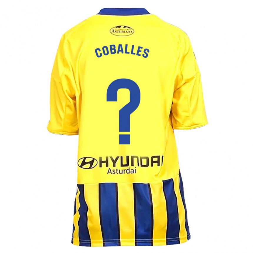 גברים כדורגל Jaime Coballes #0 צהוב כחול הרחק ג'רזי 2025/26