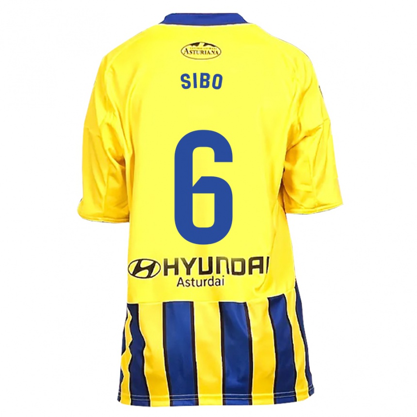 גברים כדורגל קוואסי סיבו #6 צהוב כחול הרחק ג'רזי 2025/26