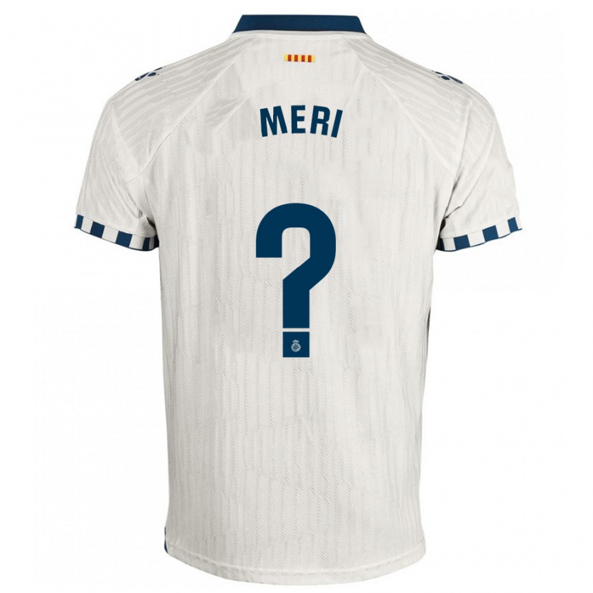 גברים כדורגל מריטקסל מוניוס #0 לבן כחול הרחק ג'רזי 2025/26