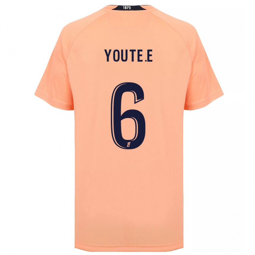 גברים כדורגל Étienne Youté Kinkoué #6 כתום כחול הרחק ג'רזי 2025/26