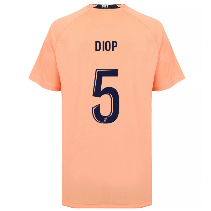 גברים כדורגל Doro Diop #5 כתום כחול הרחק ג'רזי 2025/26
