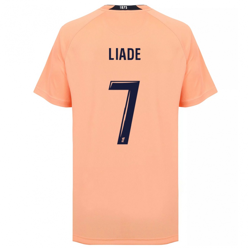 גברים כדורגל Noah Liade #7 כתום כחול הרחק ג'רזי 2025/26