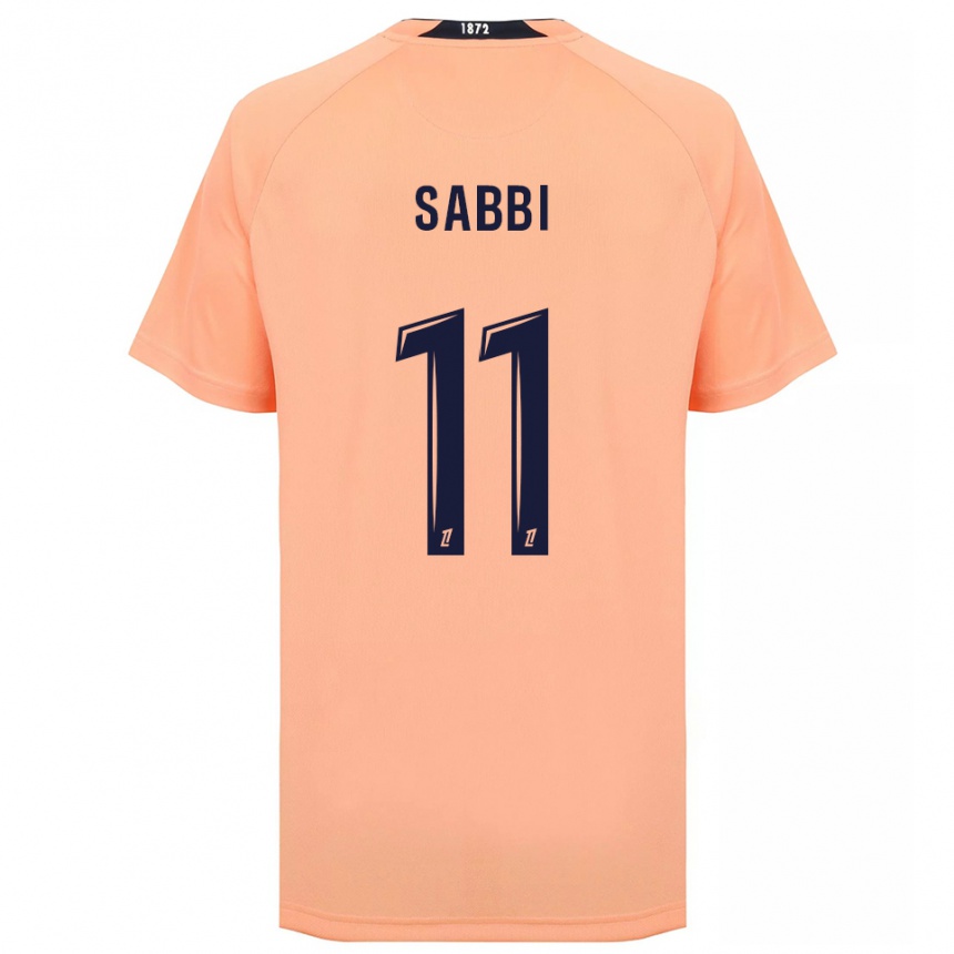 גברים כדורגל עמנואל סאבי #11 כתום כחול הרחק ג'רזי 2025/26