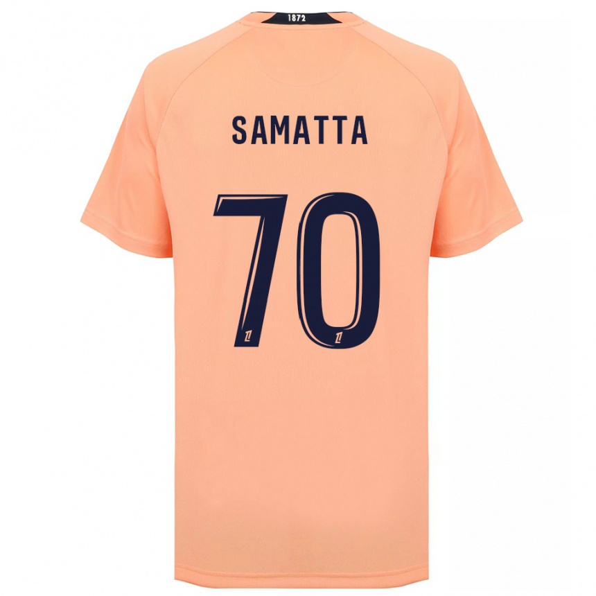 גברים כדורגל מ'בוואנה סמאטה #70 כתום כחול הרחק ג'רזי 2025/26