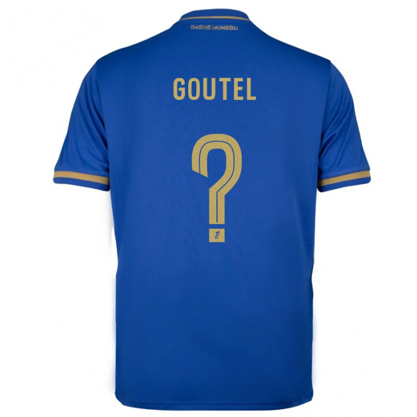 גברים כדורגל Farid Goutel #0 כחול זהב הרחק ג'רזי 2025/26