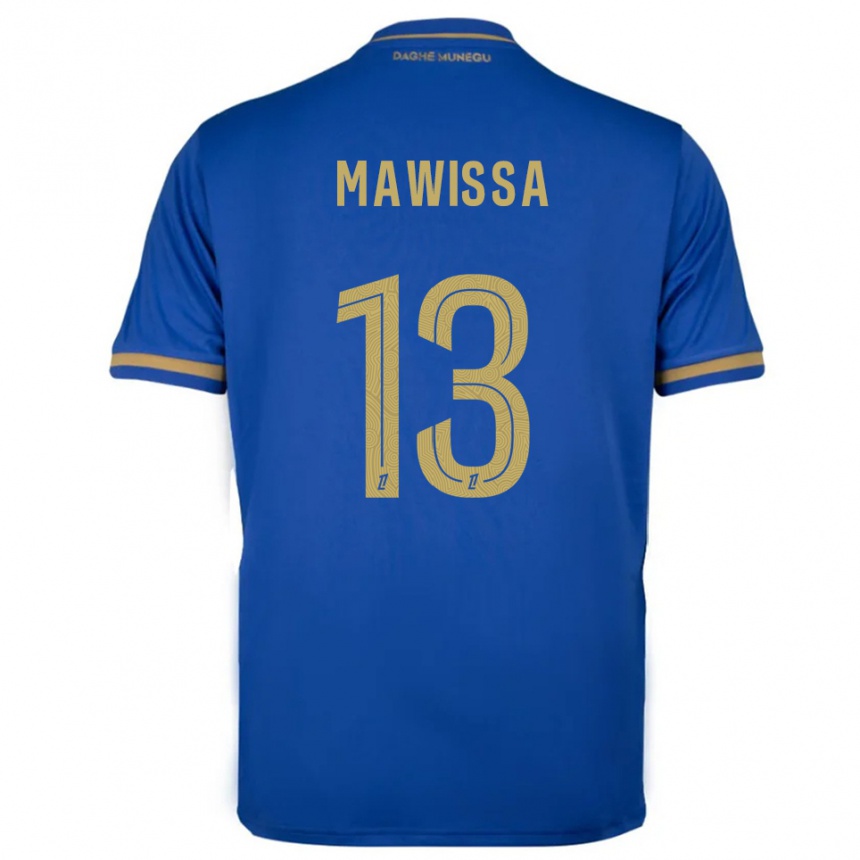 גברים כדורגל כריסטיאן מאוויסה אלבי #13 כחול זהב הרחק ג'רזי 2025/26