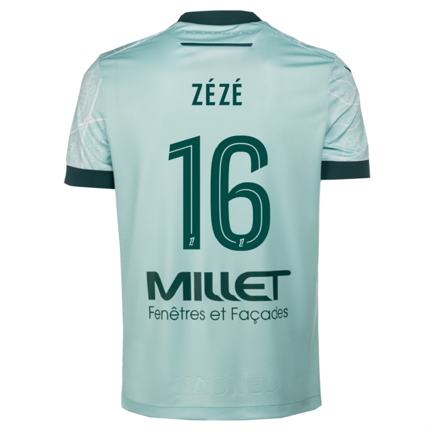 גברים כדורגל Yanel Zézé #16 ירוק לבן הרחק ג'רזי 2025/26