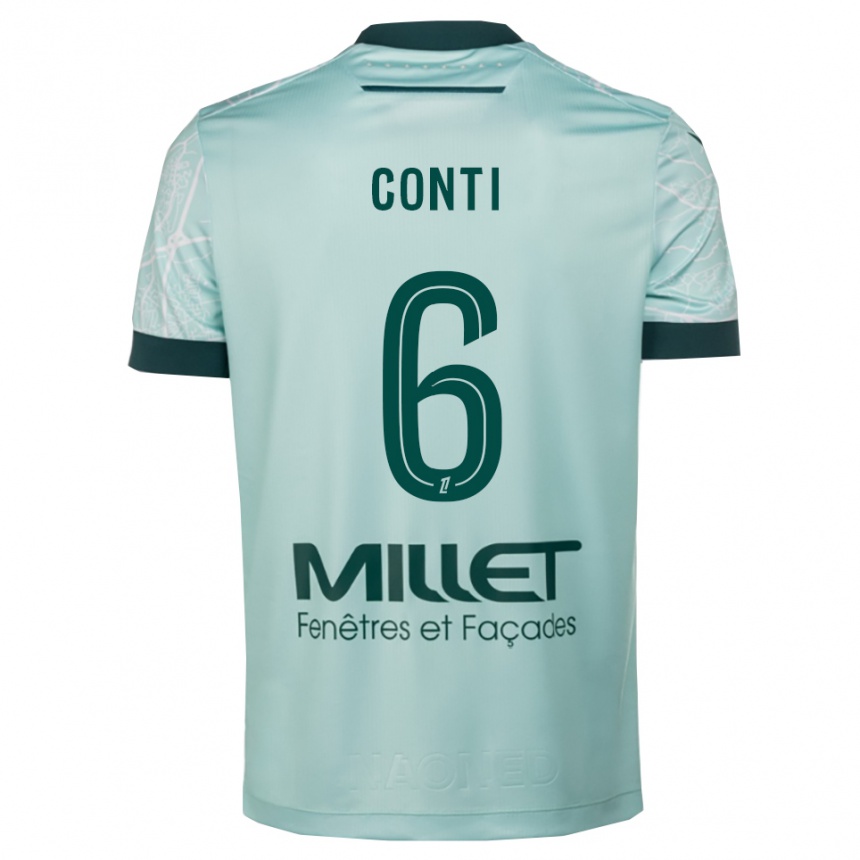 גברים כדורגל Alexandre Conti #6 ירוק לבן הרחק ג'רזי 2025/26